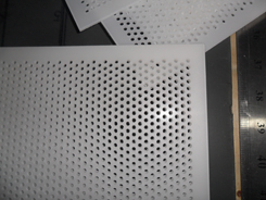 Perforated Plastic Sheet In Stock