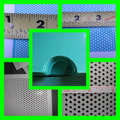 Cut to size Perfoated Plastic Sheet