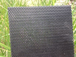 Perforated PE plastic sheet