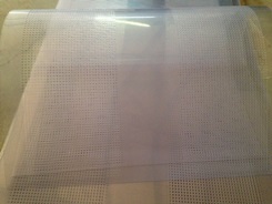 Clear Perforated PVC Sheet