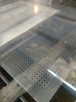 Clear Perforated PVC Sheet