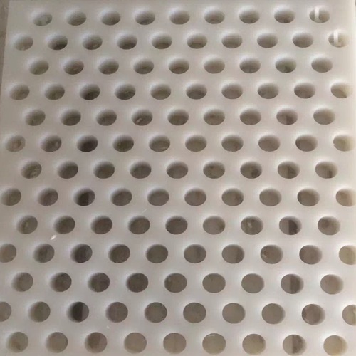 Ultra thick perforated plastic sheet